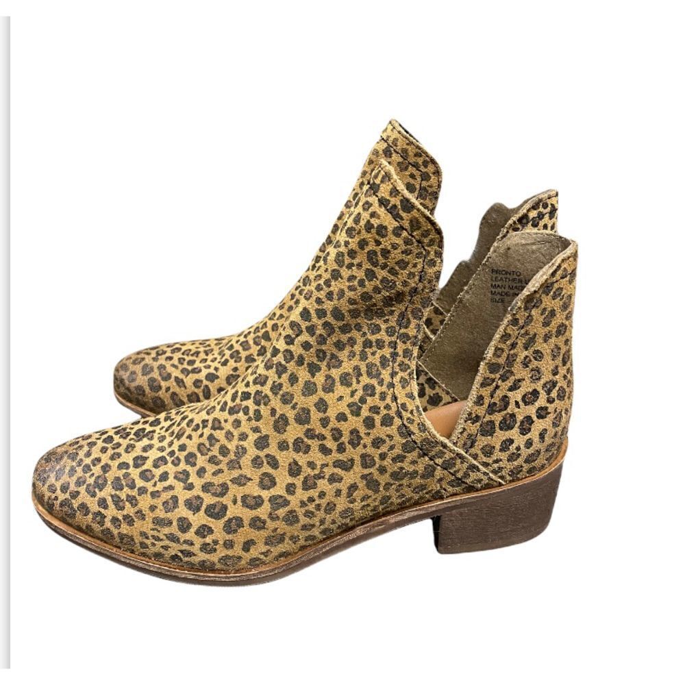 Coconuts By Matisse Pronto Leopard Ankke Bootie Size 6.5 NIB